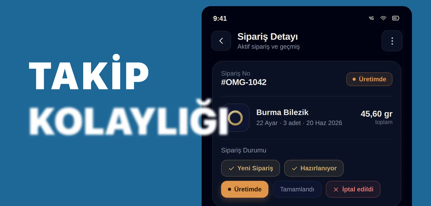 Sipariş uygulaması ürün kataloğu ve listeleme ekranı